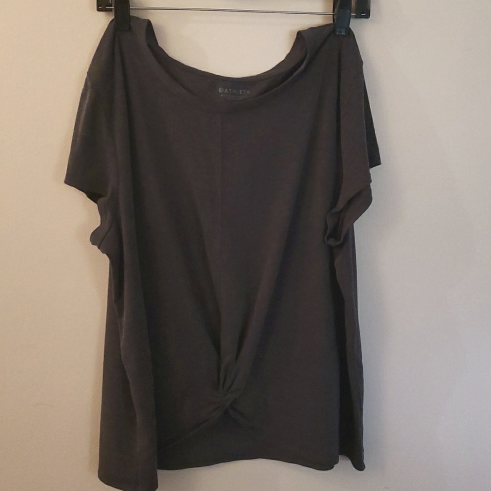 Athleta Great Soft gathered XL t shirt